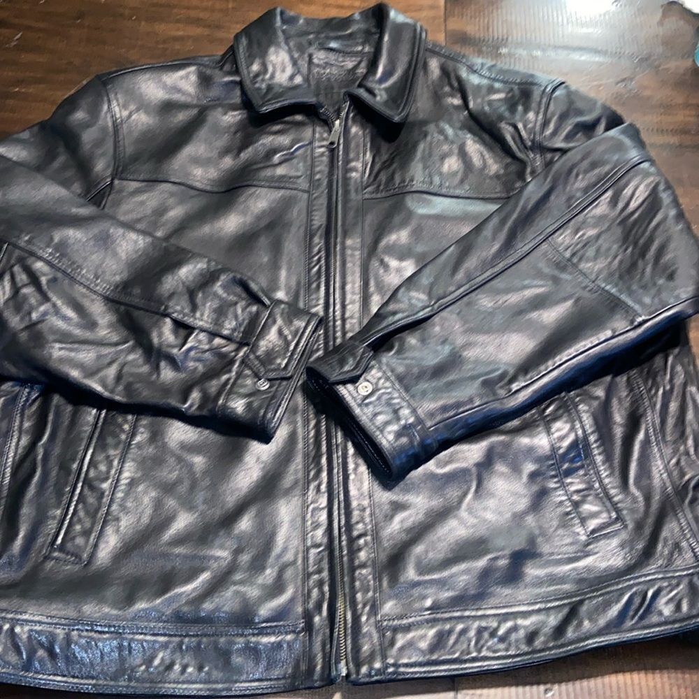 Roundtree & Yorke Leather Lambskin Jacket Men’s 2XB